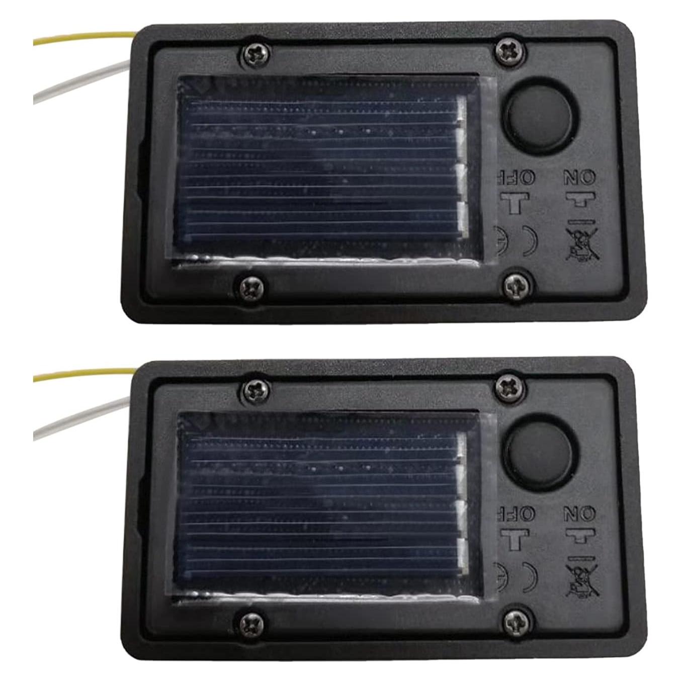 Repuesto Caja de Batería Solar StepOK 2 Piezas 7.2x4.1cm