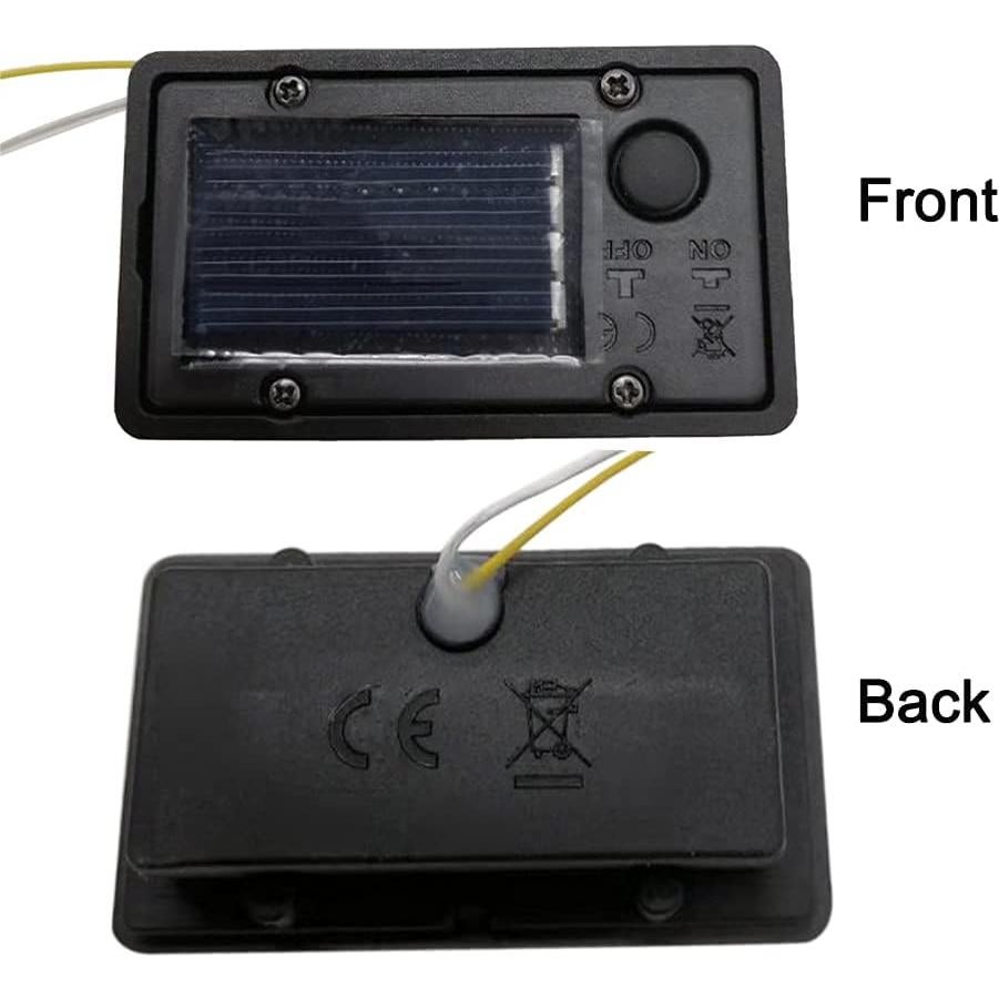 Repuesto Caja de Batería Solar StepOK 2 Piezas 7.2x4.1cm
