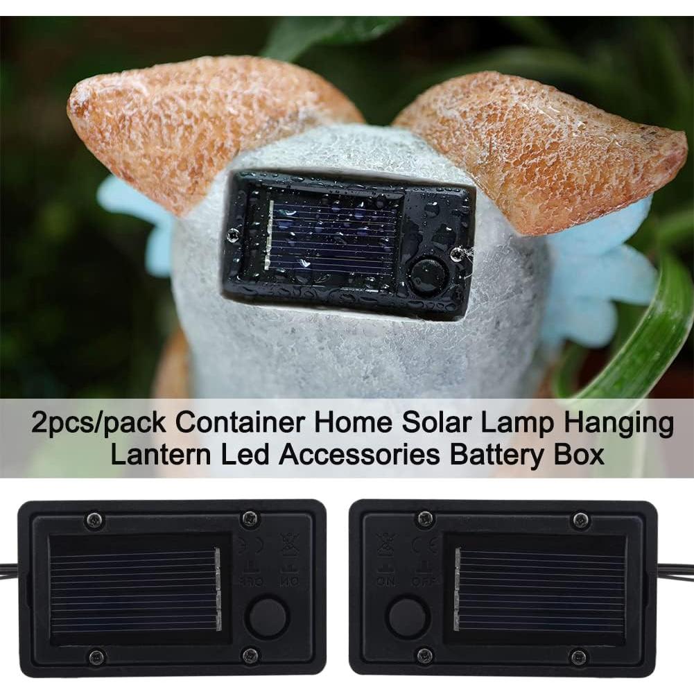 Repuesto Caja de Batería Solar StepOK 2 Piezas 7.2x4.1cm