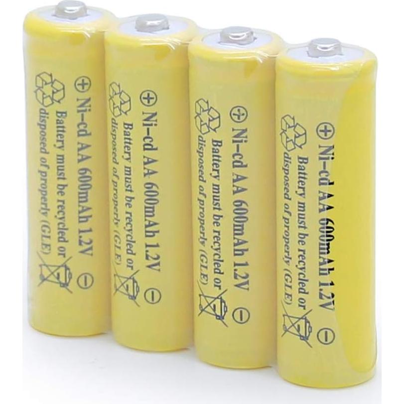 Baterías Recargables Solares QBLPOWER AA 600mAh 1.2V (4 Pcs)