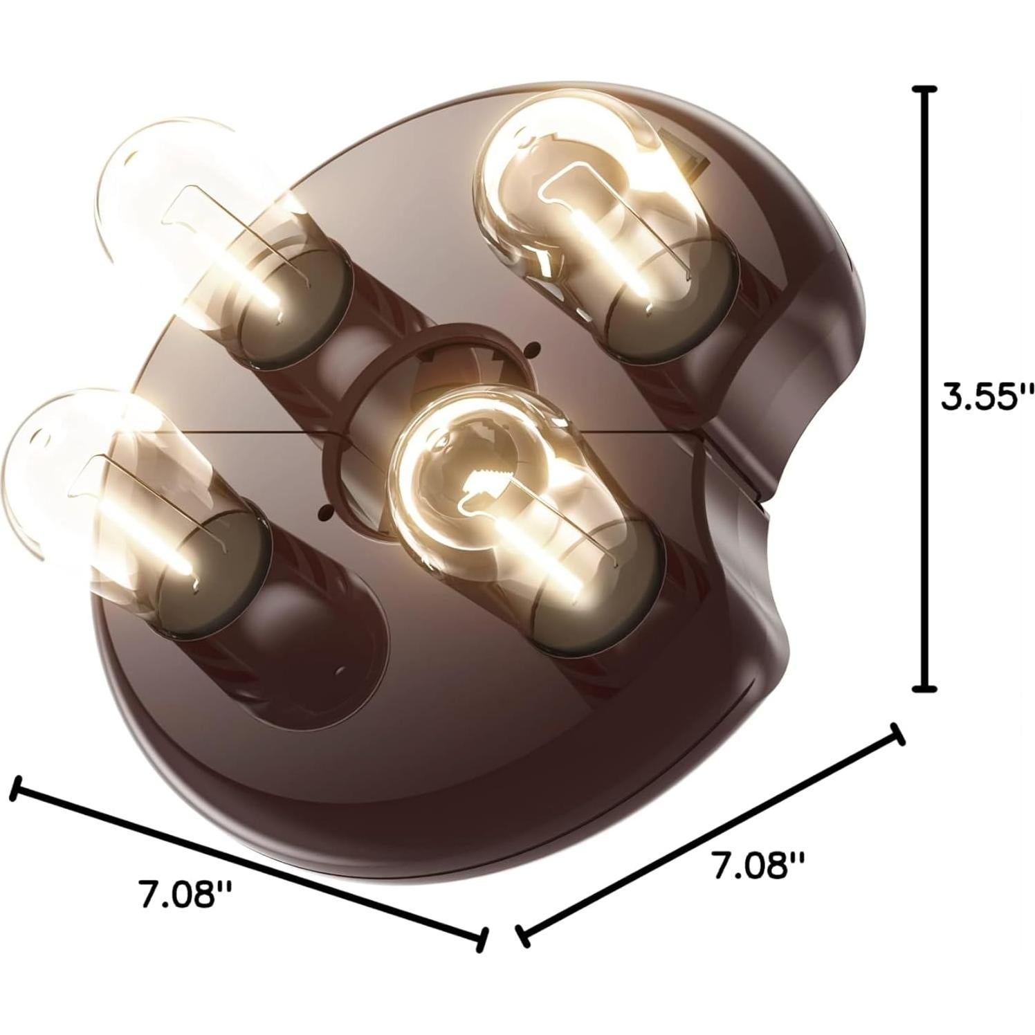 Luz de Paraguas LED Nora Gift - Bombillas Edison, 200 Lúmenes