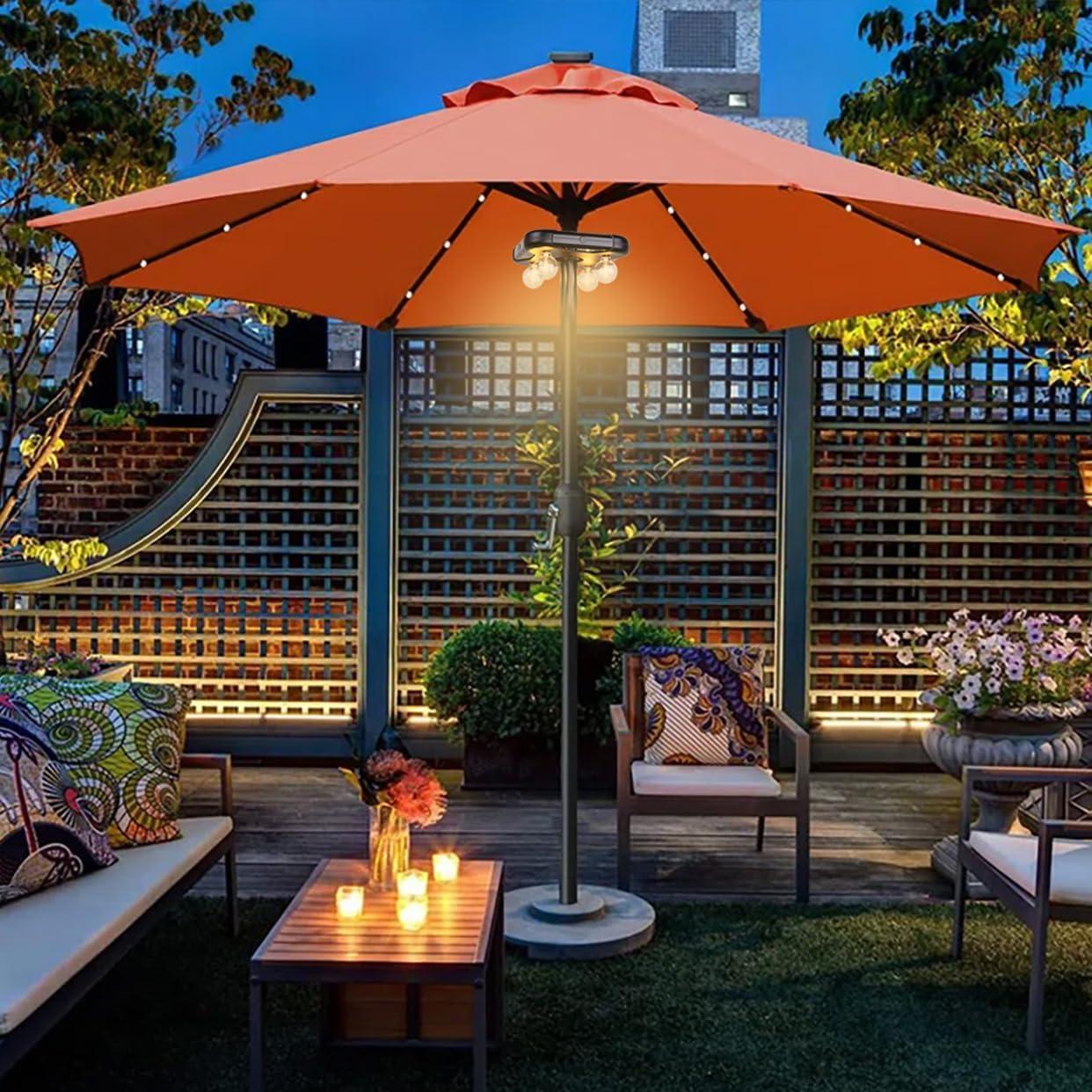 Luces LED para Paraguas Huizhou G40 a Pilas, 3 Brillos