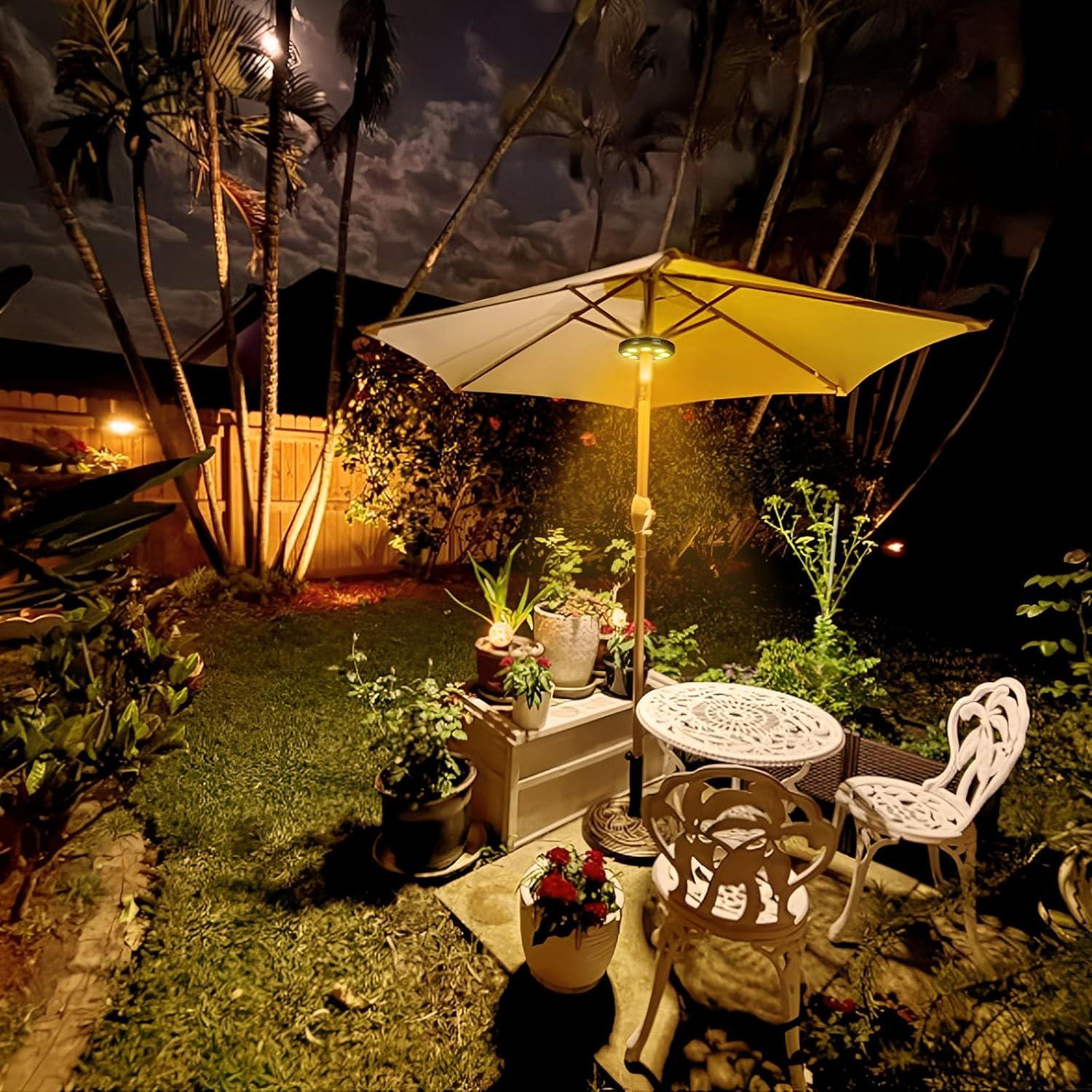 Luz de Paraguas Recargable OYOCO UM-Lit - 3 Modos Brillo