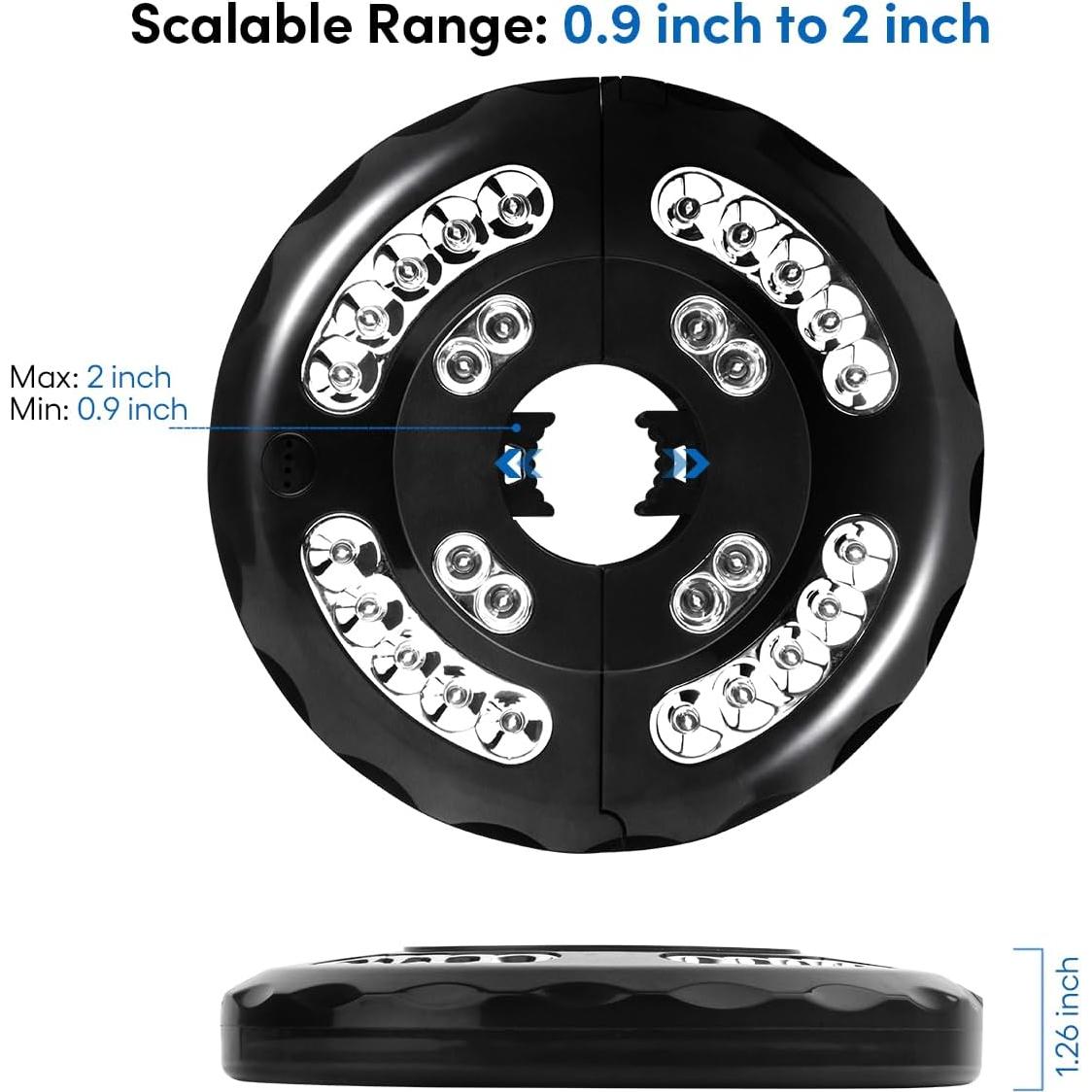 Luz de Paraguas INKEER Recargable 3 Modos 20 LED 20x3.2cm