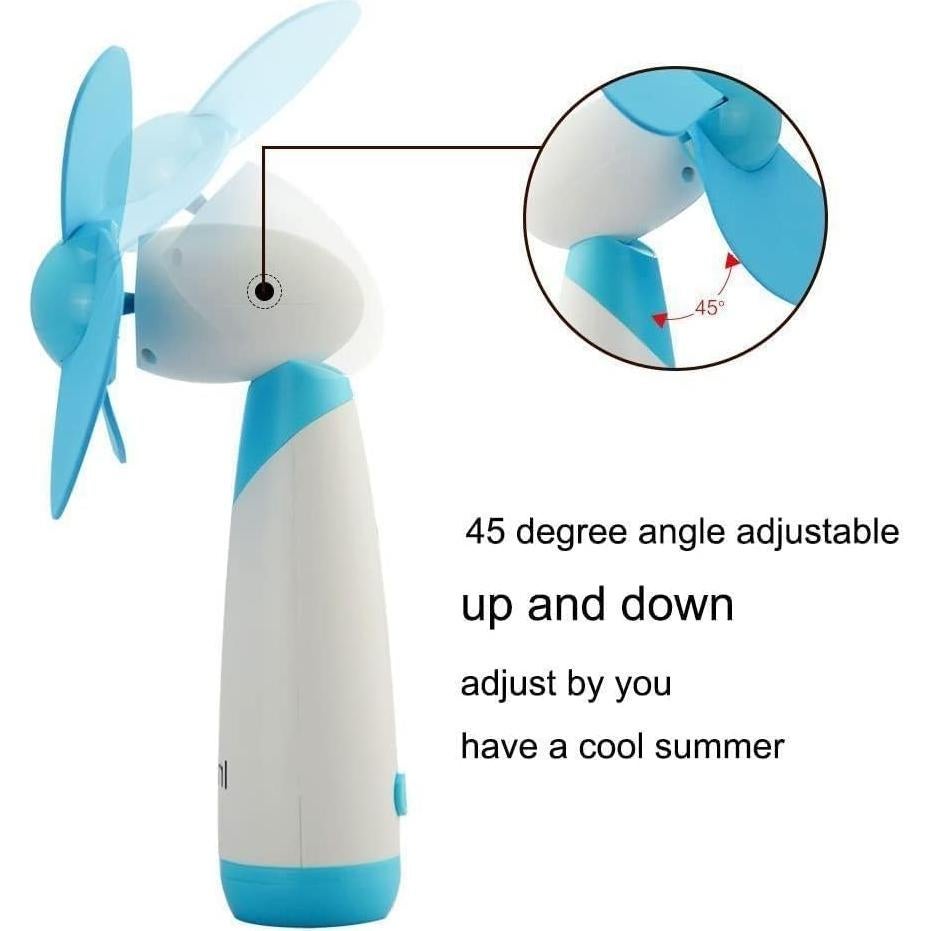 Mini Ventilador de Mano JDYYICZ Azul 15x4x7cm Batería