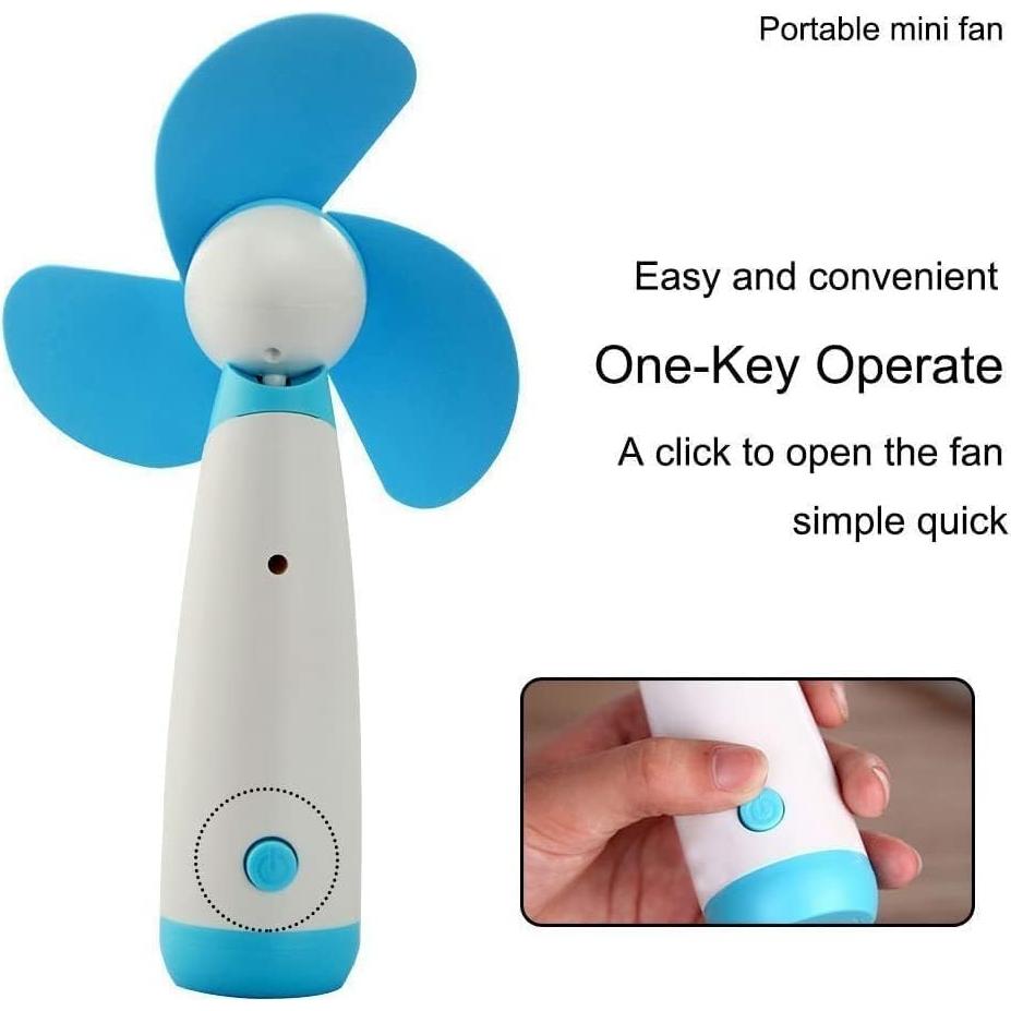 Mini Ventilador de Mano JDYYICZ Azul 15x4x7cm Batería