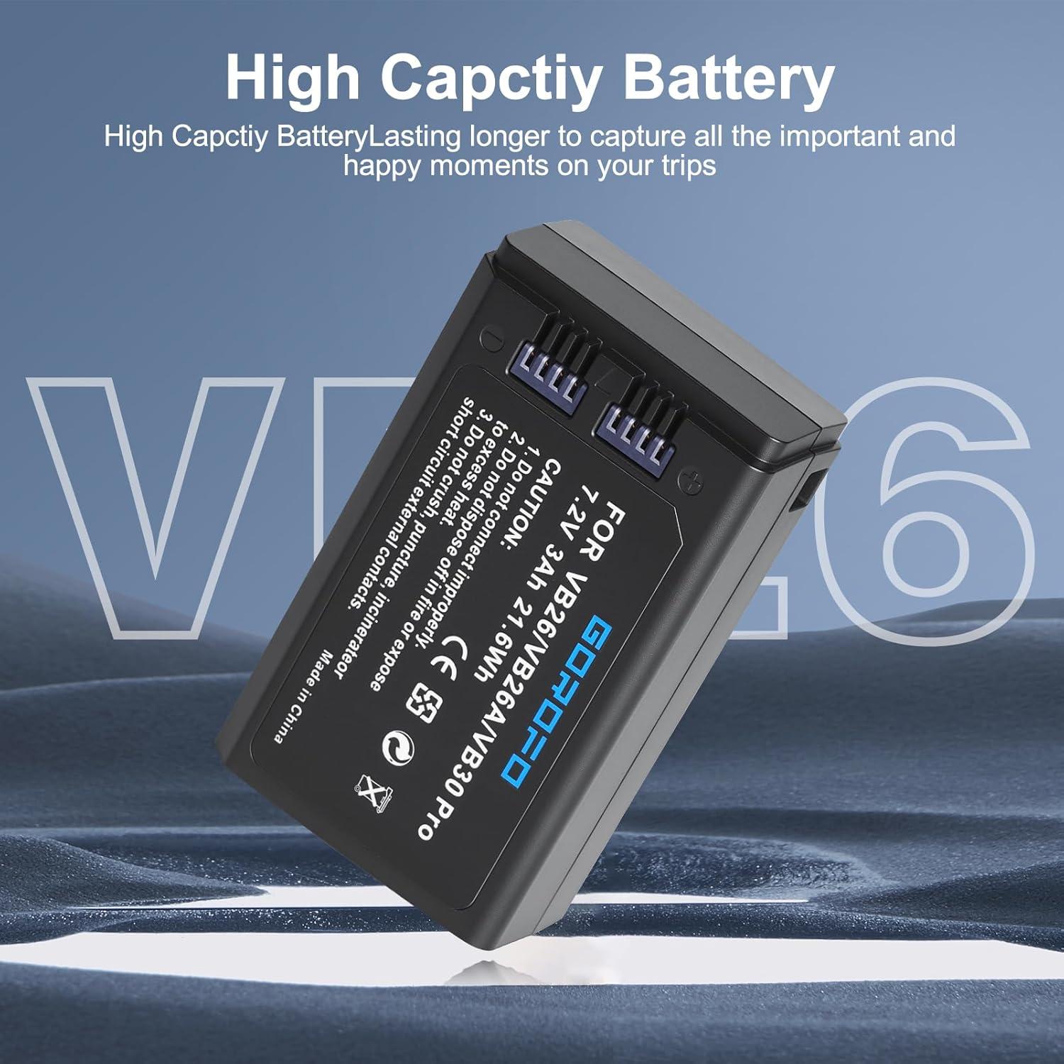 Batería Reemplazable GOROFO VB30 PRO para GODOX V1 y V860III