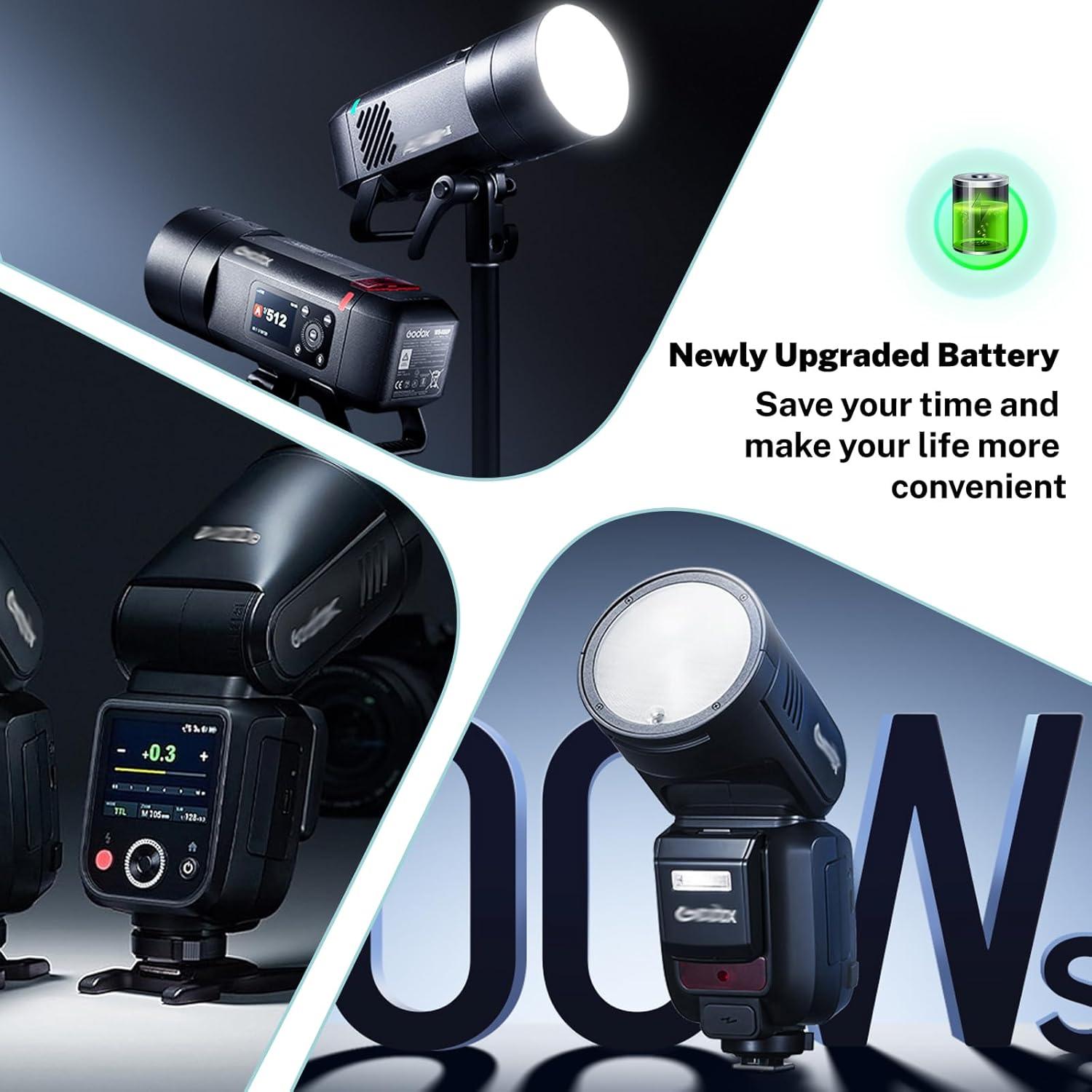 Batería de Reemplazo VB30 5000mAh Godox para Flash