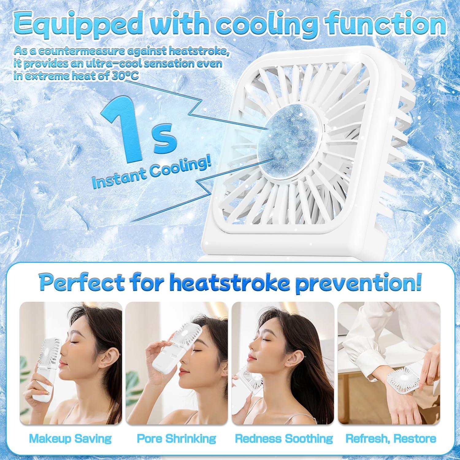 Ventilador Portátil Finect TC31 7000mAh Plegable con Enfriador