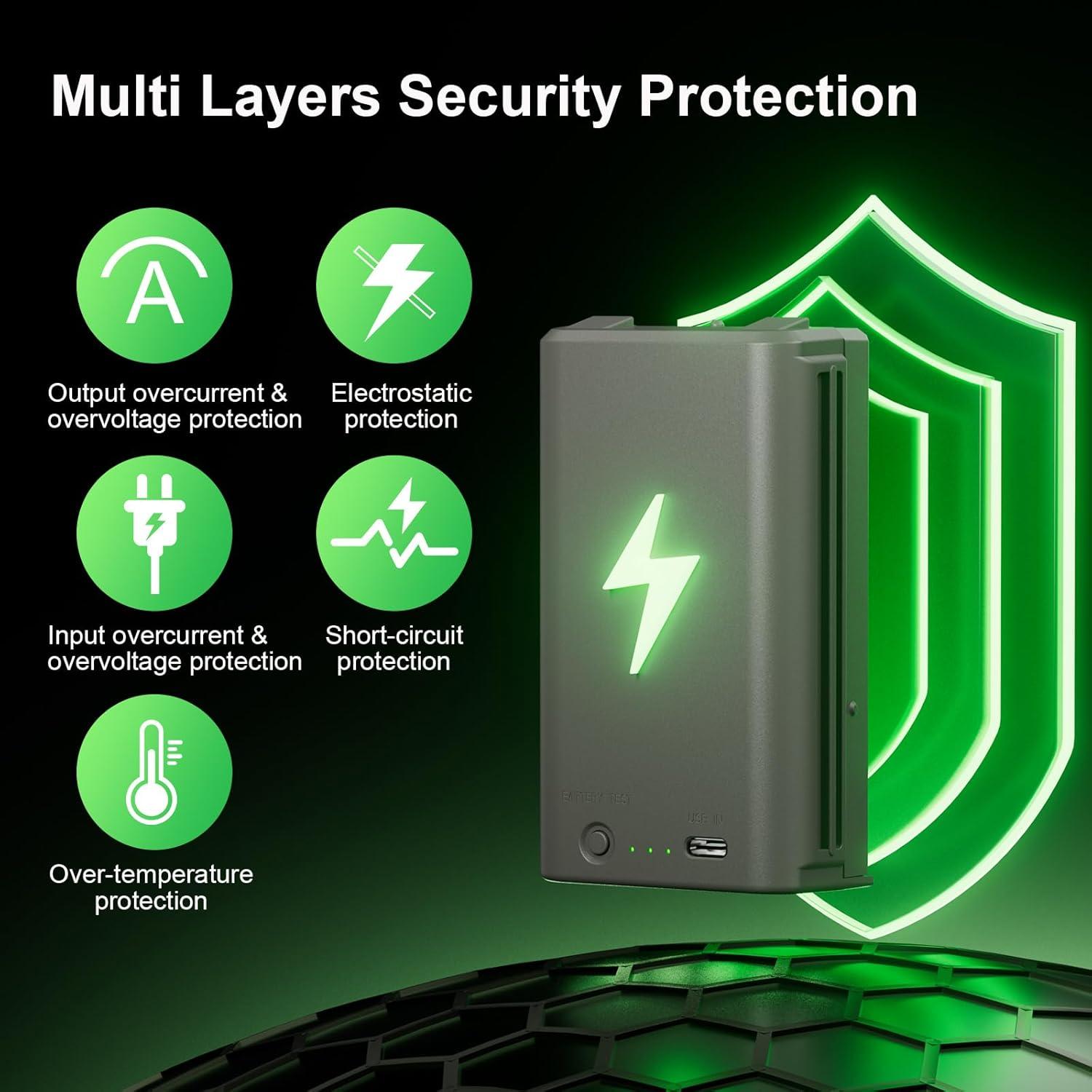 Paquete de 2 Baterías Recargables Litio 11.1V 7000mAh para Cámaras Stealth Cam