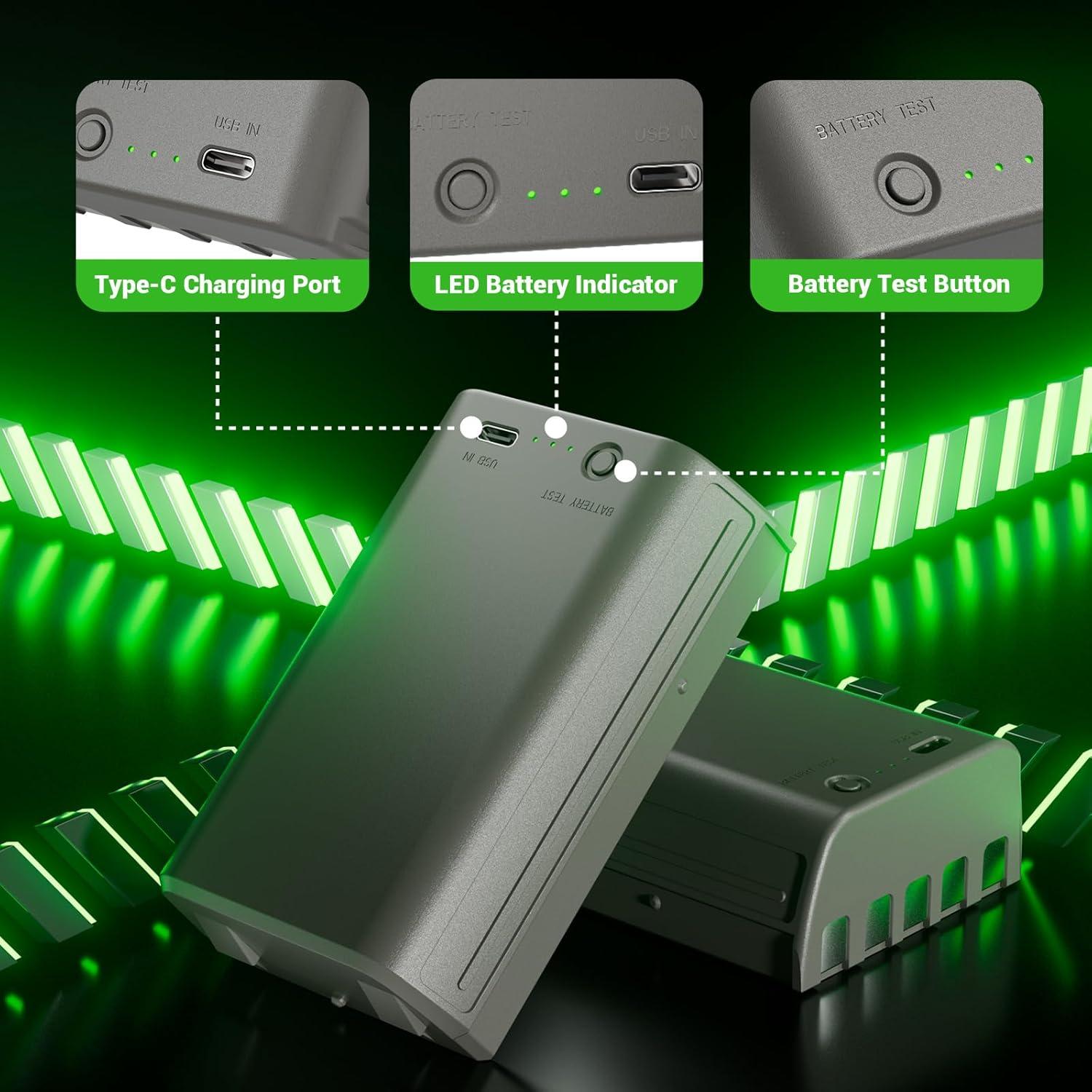 Paquete de 2 Baterías Recargables Litio 11.1V 7000mAh para Cámaras Stealth Cam