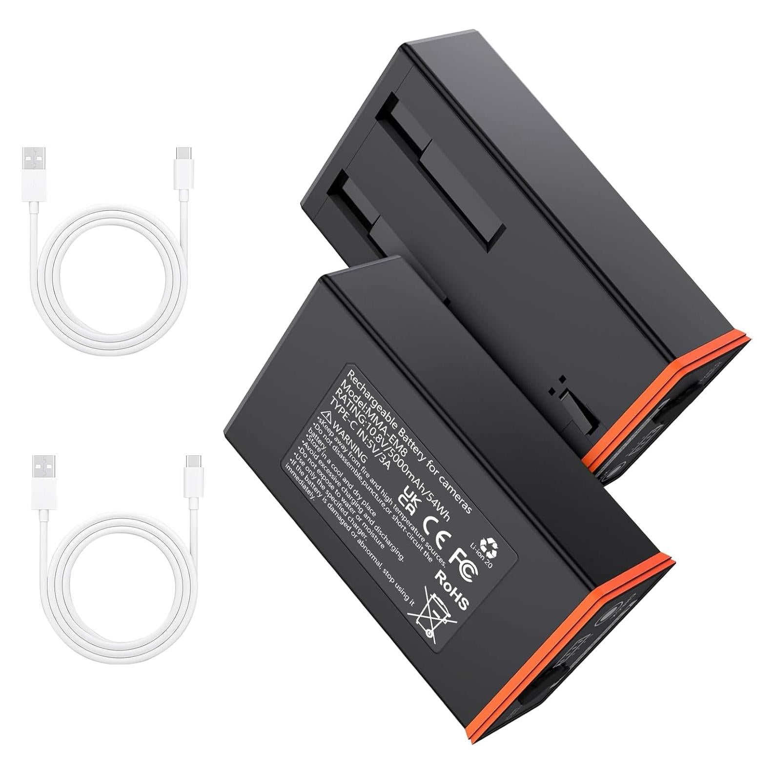 Baterías Recargables de Litio Power Mag 5000mAh - 2 Paquete