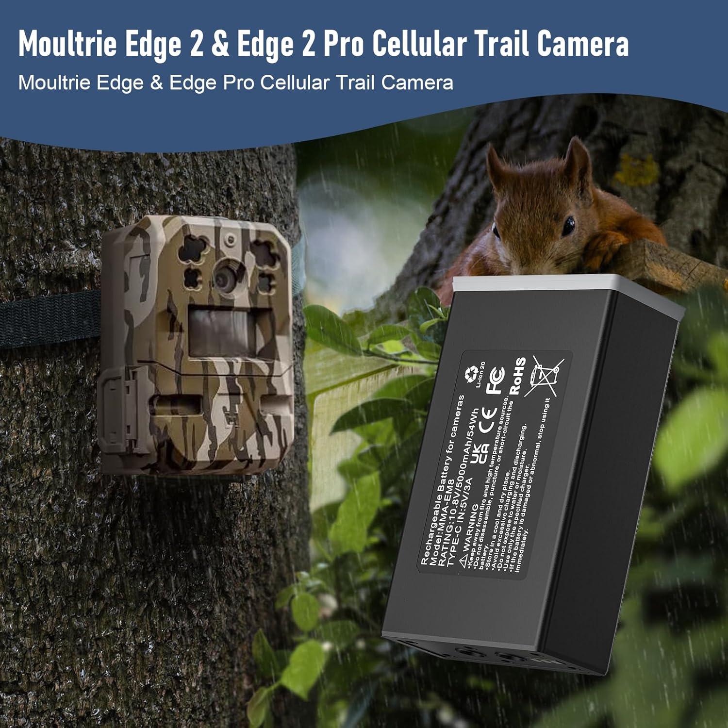 Batería Recargable E EGOWAY 5000mAh para Cámaras de Caza Edge