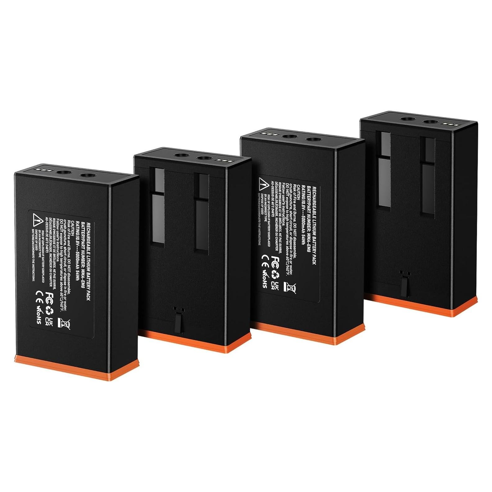 Paquete de Batería Power Mag 4PCS 5000mAh para Moultrie Edge