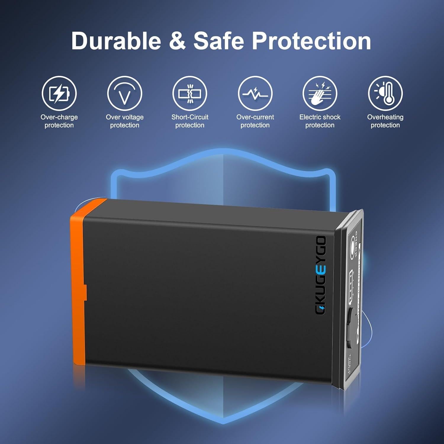 Batería recargable 5000mAh GKUGEYGO para cámaras Moultrie Edge