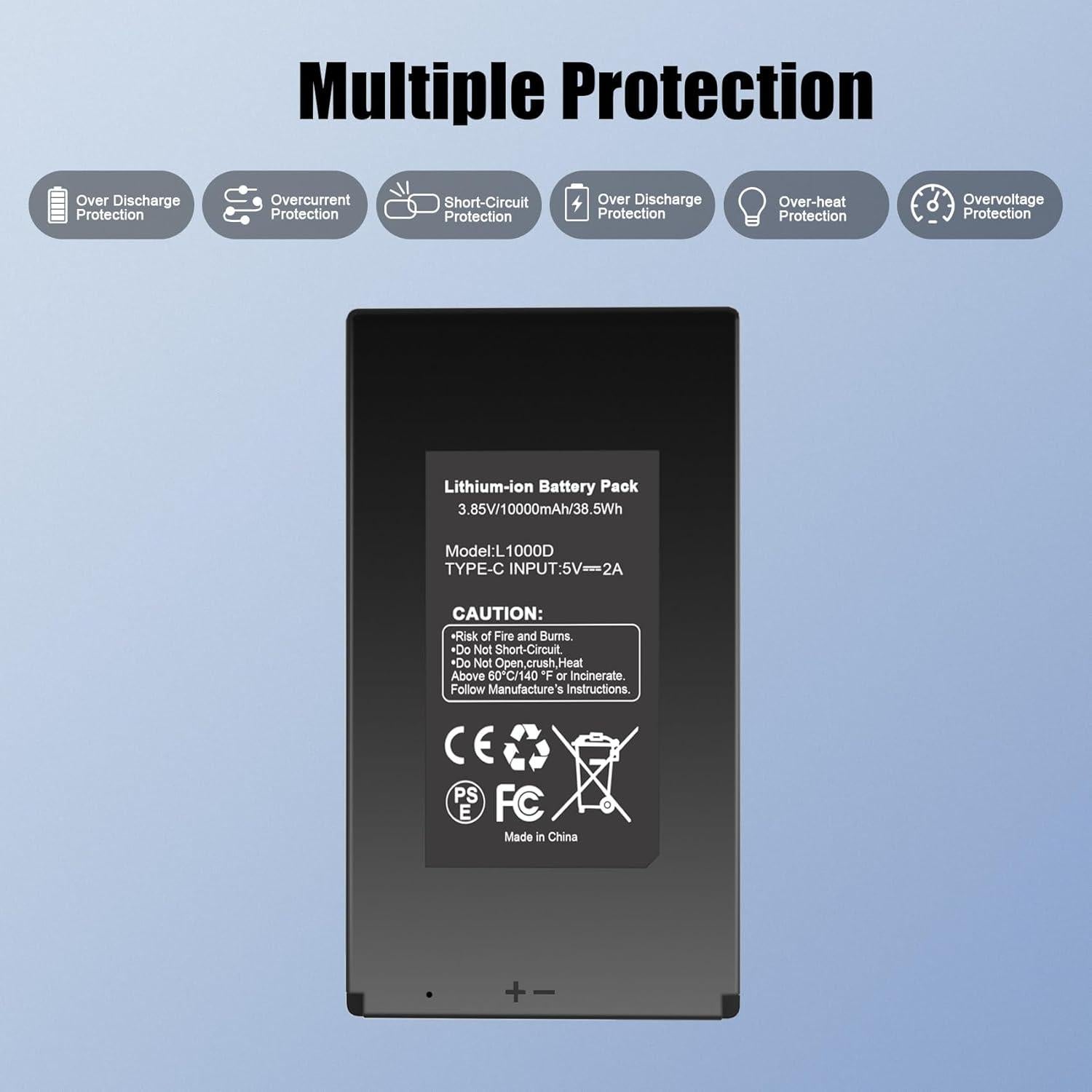 Batería Recargable Litio 10000mAh REACELL para Cámara GardePro