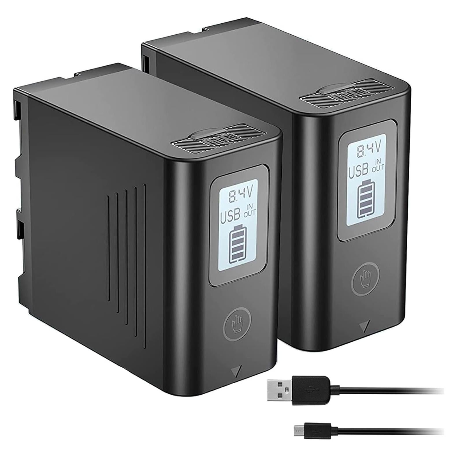 Batería JYJZPB NP-F970 8800mAh con USB y Pantalla LCD