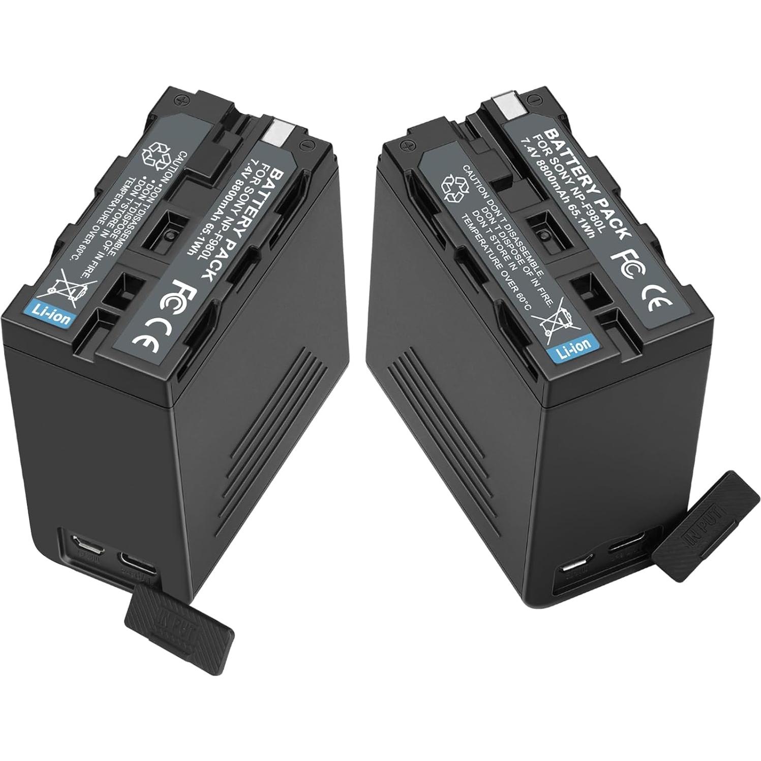 Batería JYJZPB NP-F970 8800mAh con USB y Pantalla LCD