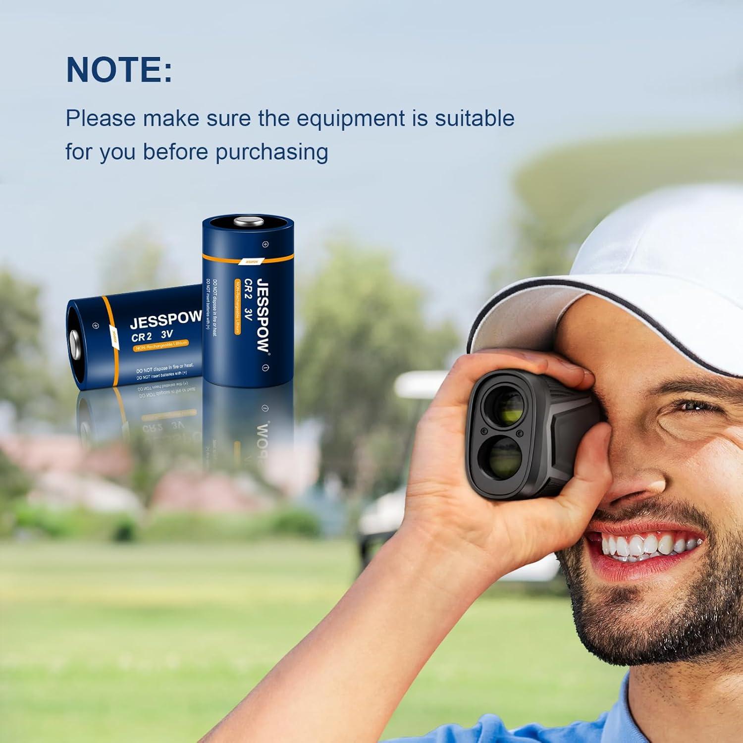 Batería de Litio CR2 3V JESSPOW - Paquete de 2 Unidades