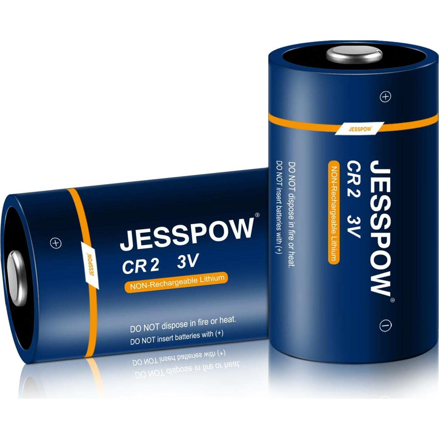 Batería de Litio CR2 3V JESSPOW - Paquete de 2 Unidades