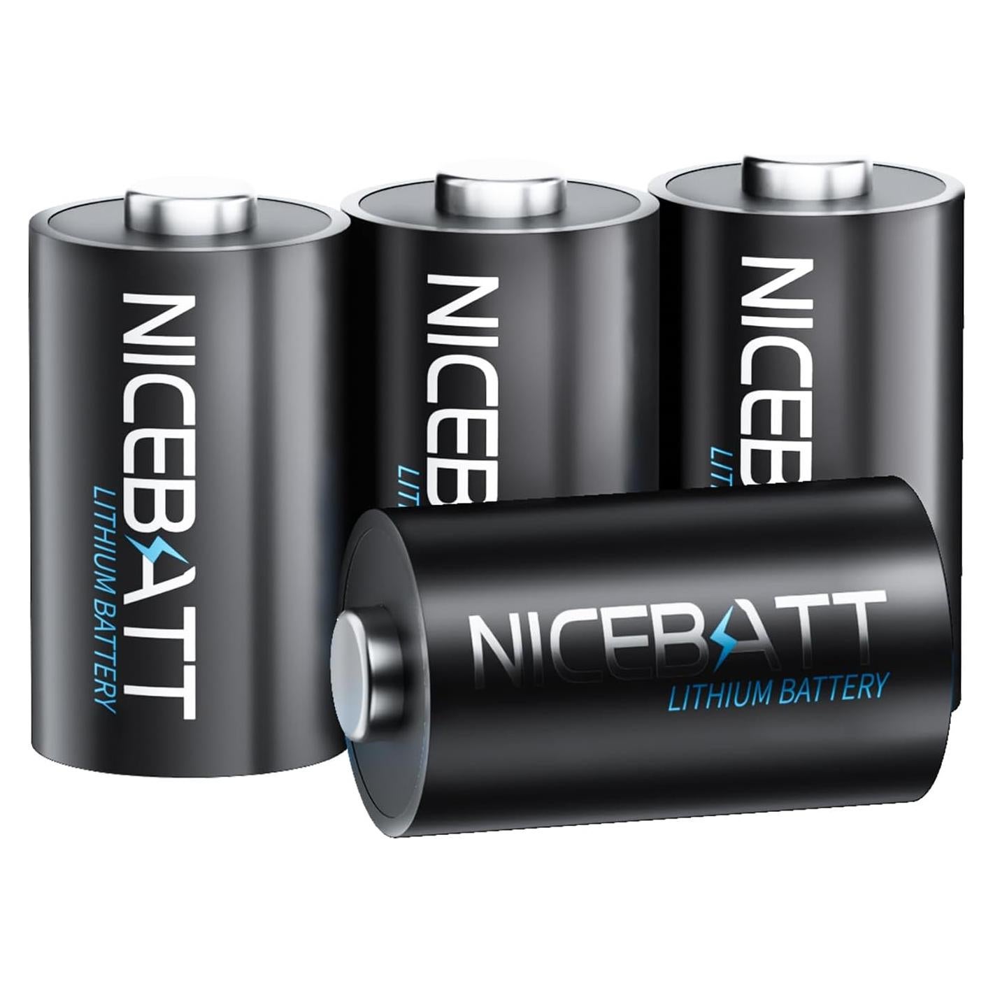 Baterías de Litio CR2 3V NICEBATT - 4 Unidades 800mAh