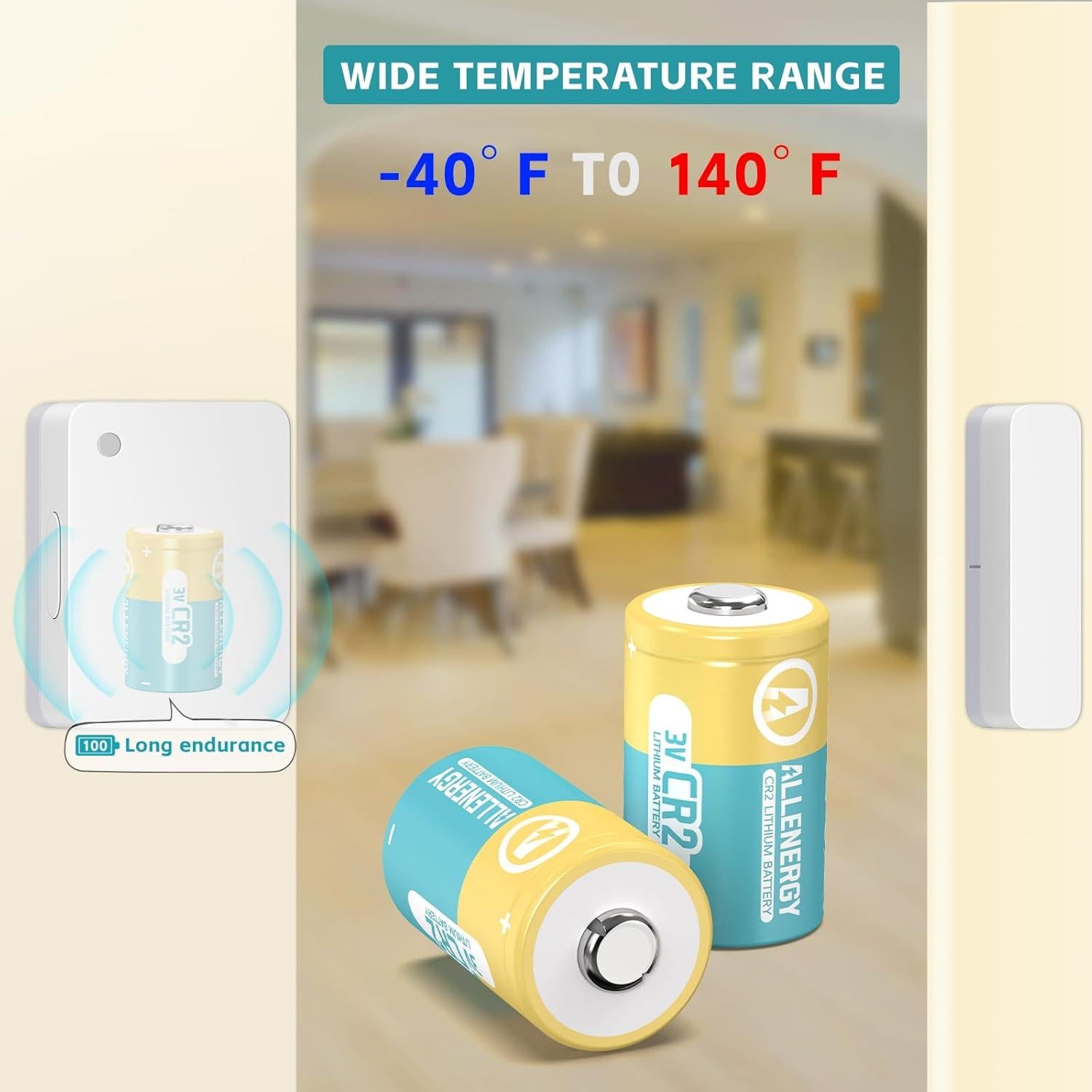 Baterías de Litio CR2 ALLENERGY 3V - Paquete de 6 Unidades