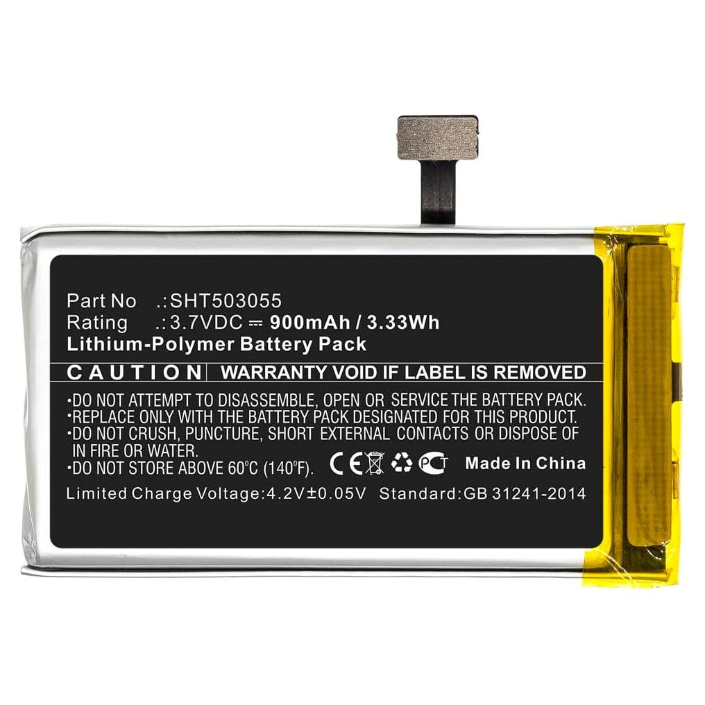 Batería de Reemplazo SHT503055 900mAh MPF para Golf Buddy VTX