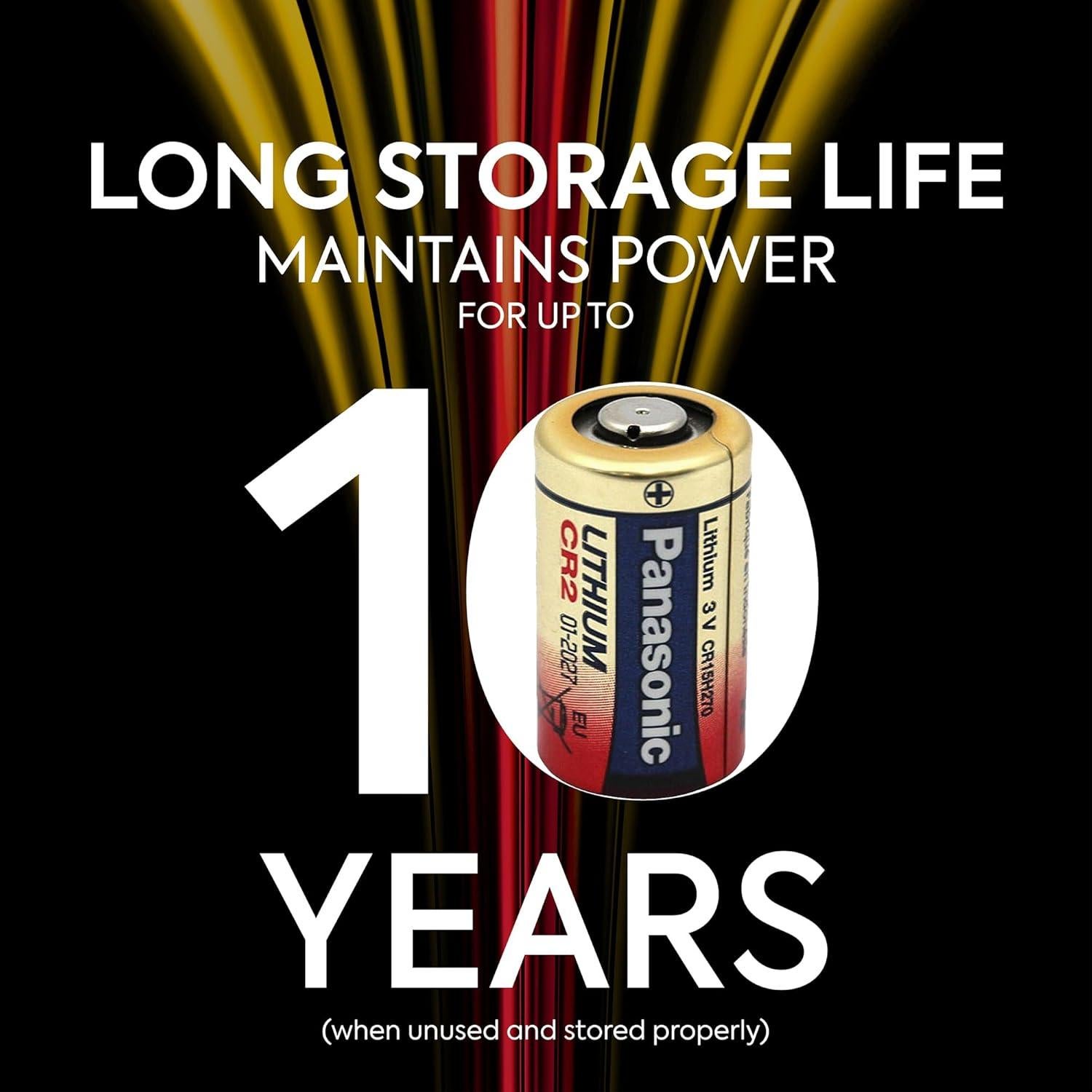 Baterías de Litio Panasonic CR2 3V - Paquete de 12 Unidades