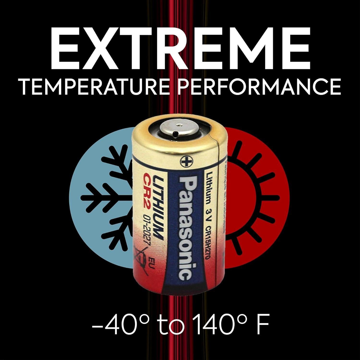 Baterías de Litio Panasonic CR2 3V - Paquete de 12 Unidades