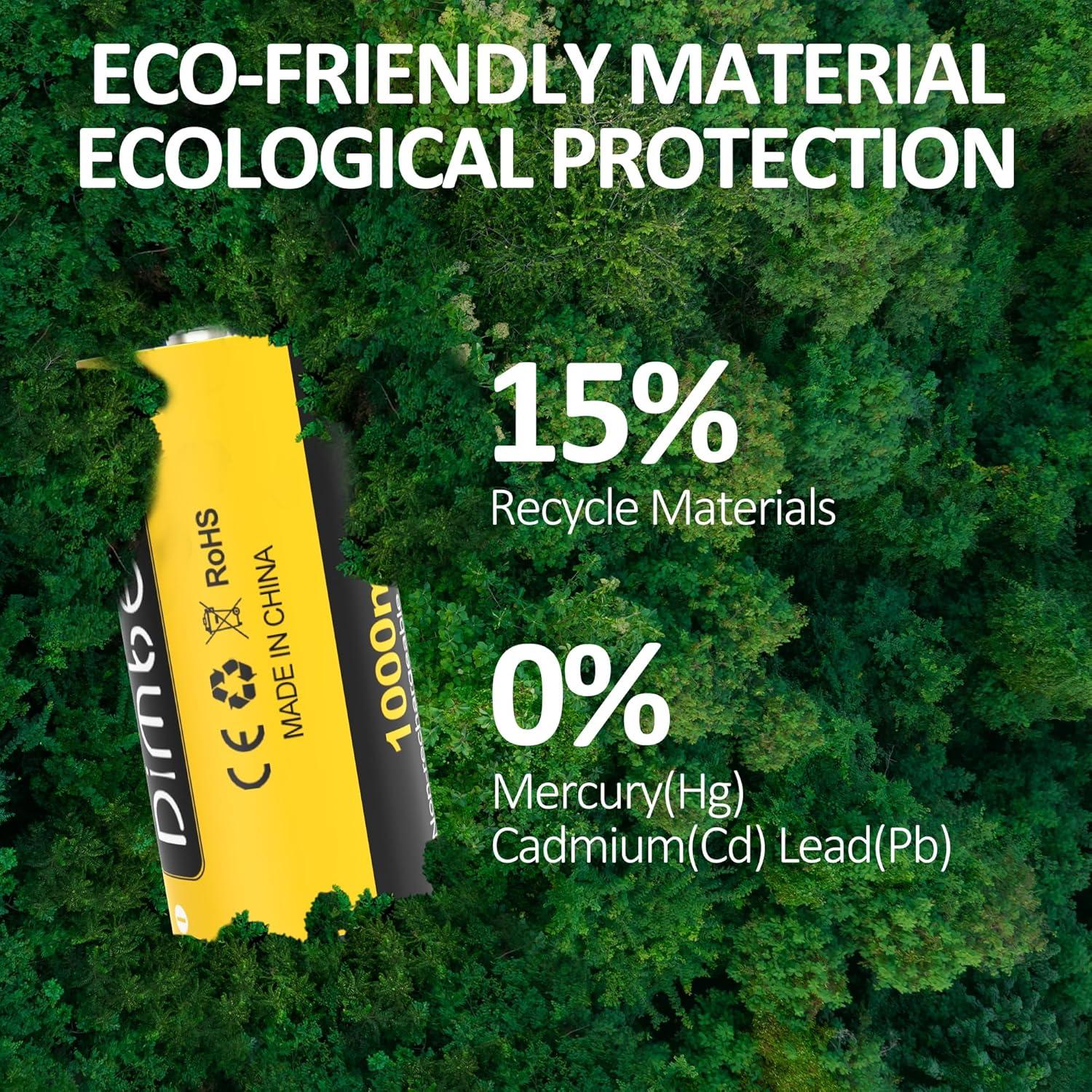 Batería de Litio CR2 3V 1000mAh Dimbeit - Paquete de 12