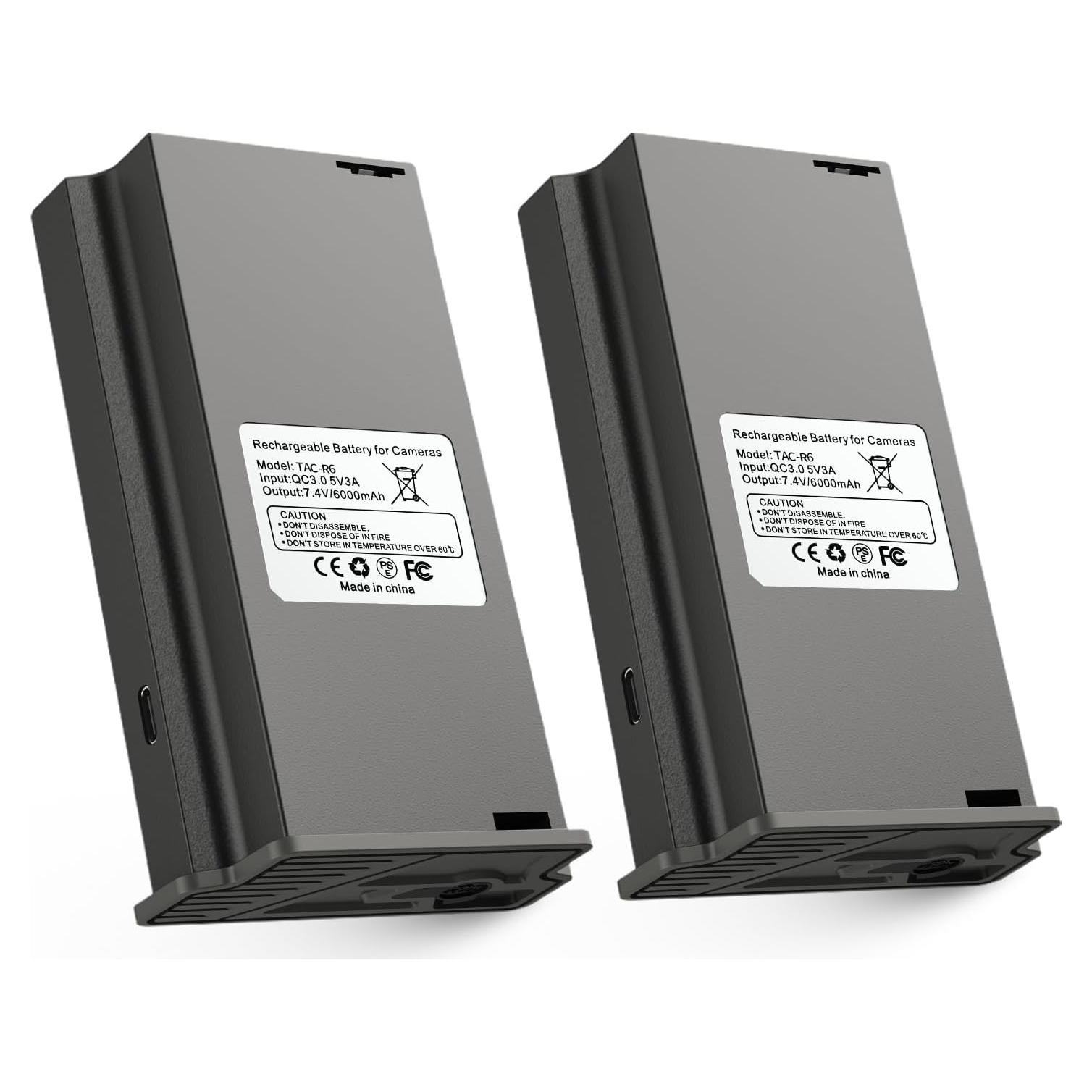 Paquete de Batería Recargable Lipo 6000mAh para Cámara Reveal