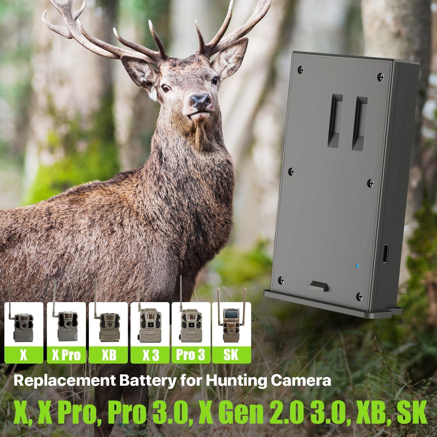 Paquete de Batería Recargable Lipo 6000mAh para Cámara Reveal