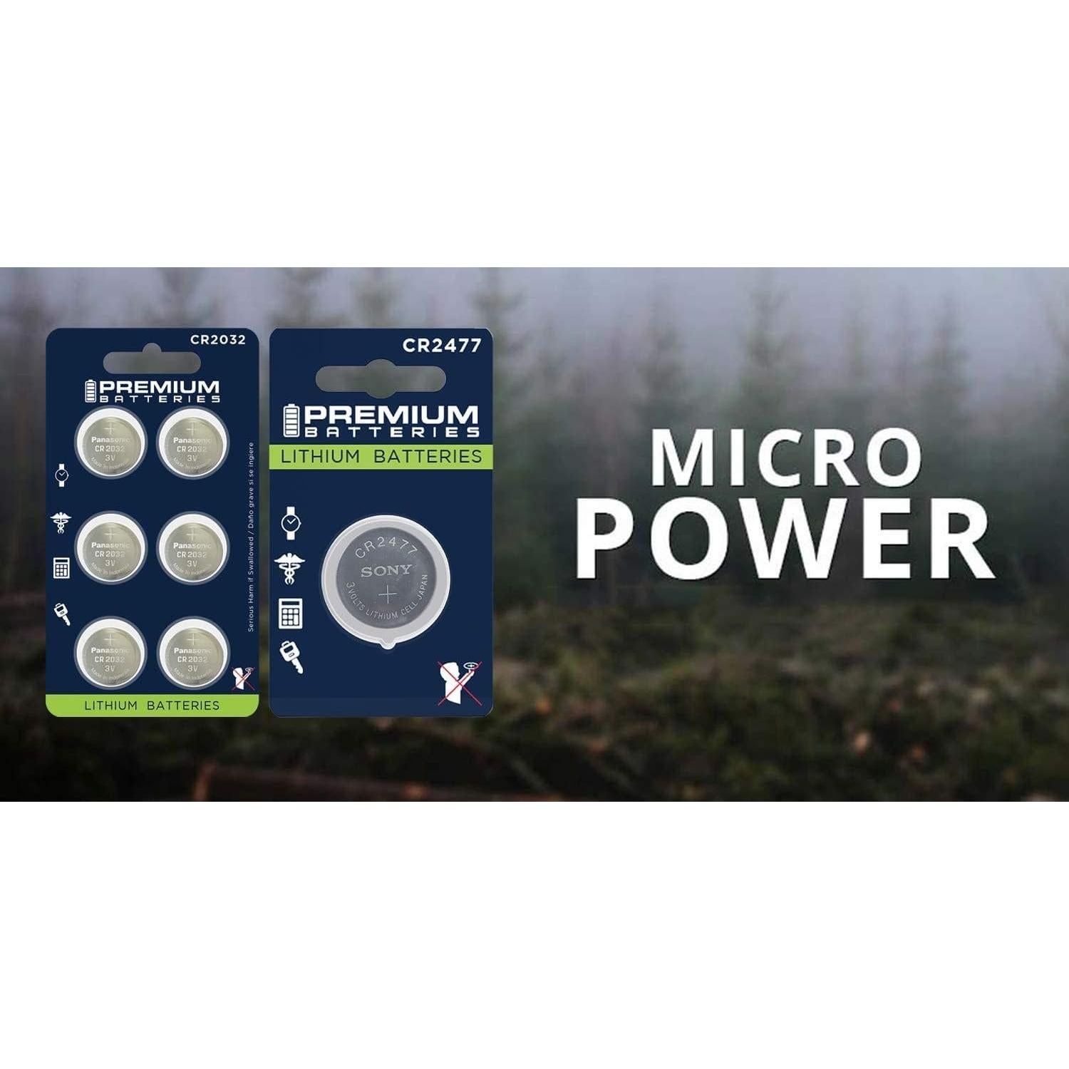 Baterías de Litio CR2016 Panasonic 3V - Paquete de 6 Unidades