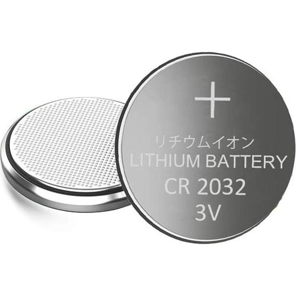 100 Baterías CR2032 de Litio 3V Guanpei - 20mm x 3.2mm