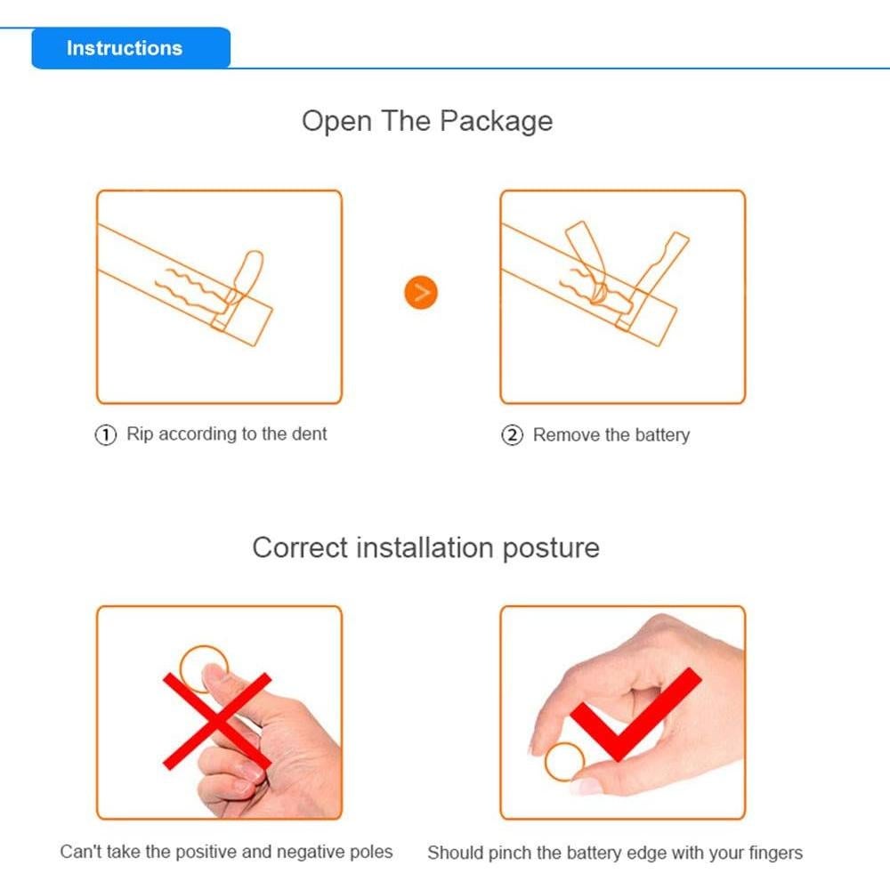 100 Baterías CR2032 de Litio 3V Guanpei - 20mm x 3.2mm