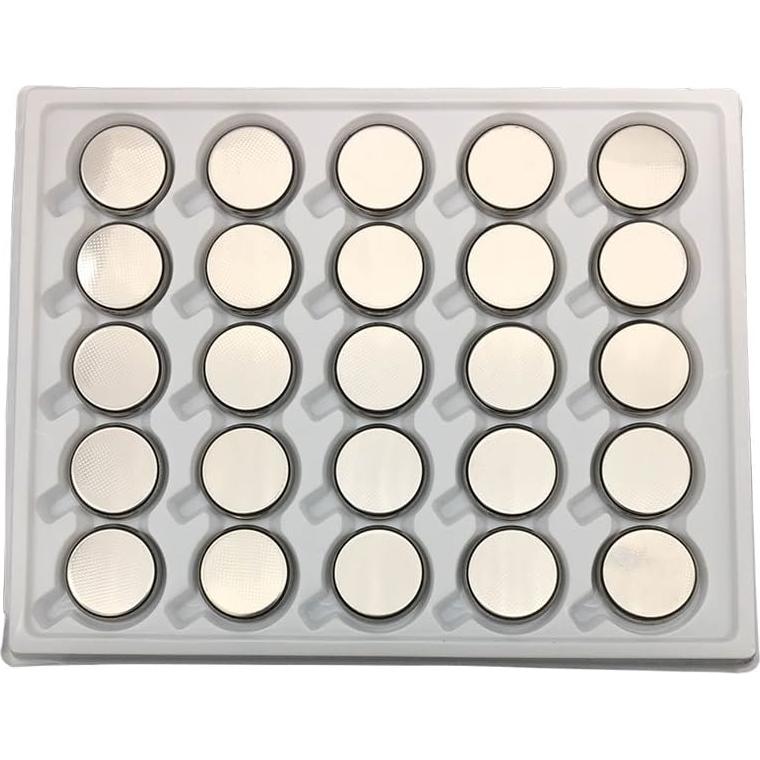 100 Baterías CR2032 de Litio 3V Guanpei - 20mm x 3.2mm