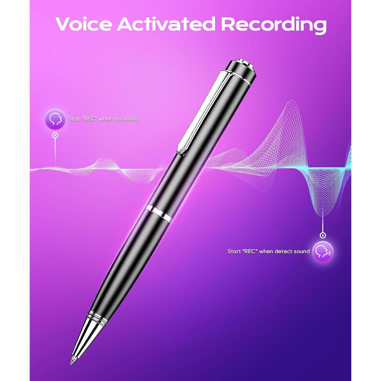 Grabadora de Voz Digital Qunifyed 64GB con Reducción de Ruido