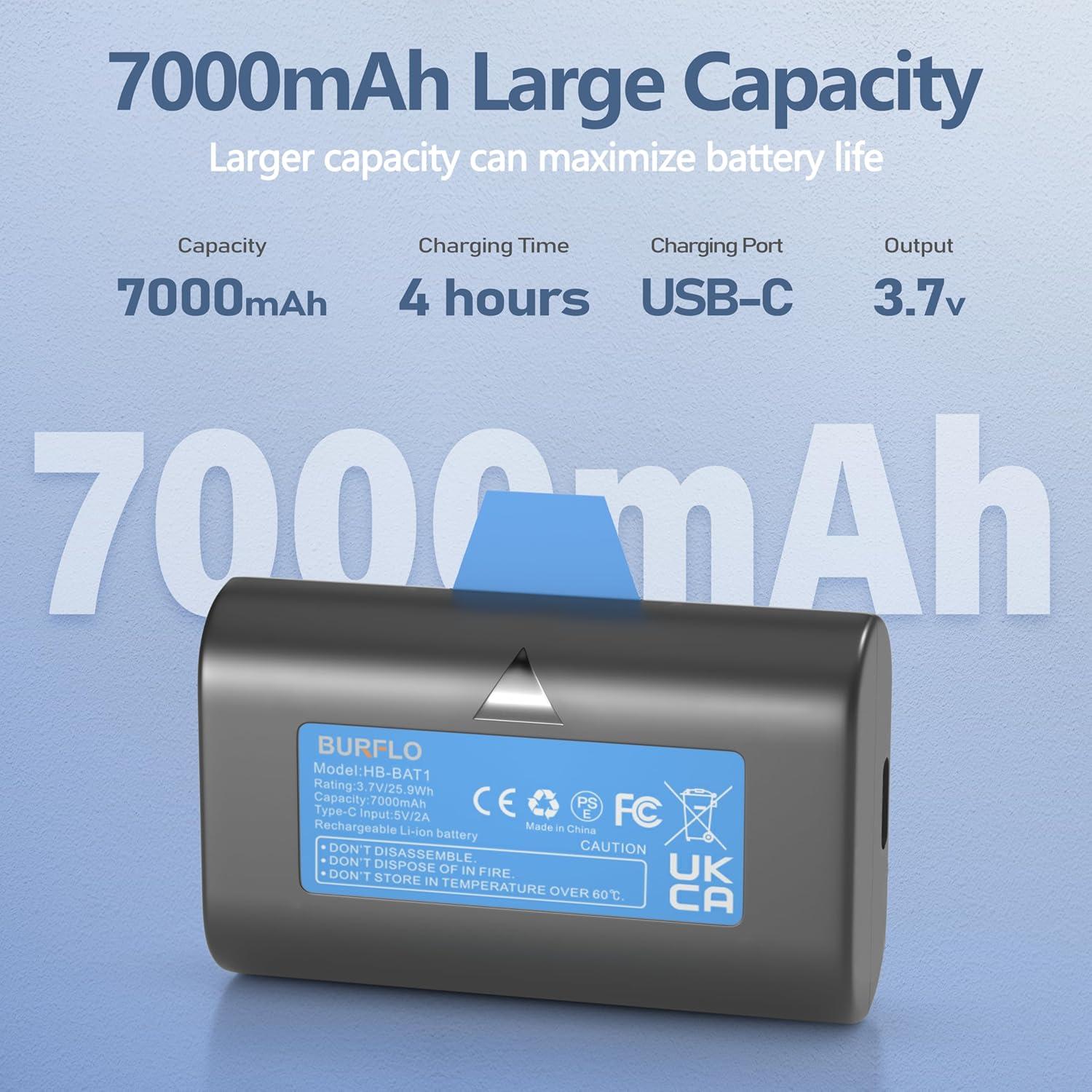 Batería Recargable Burflo 7000mAh para Cámaras SimpliSafe