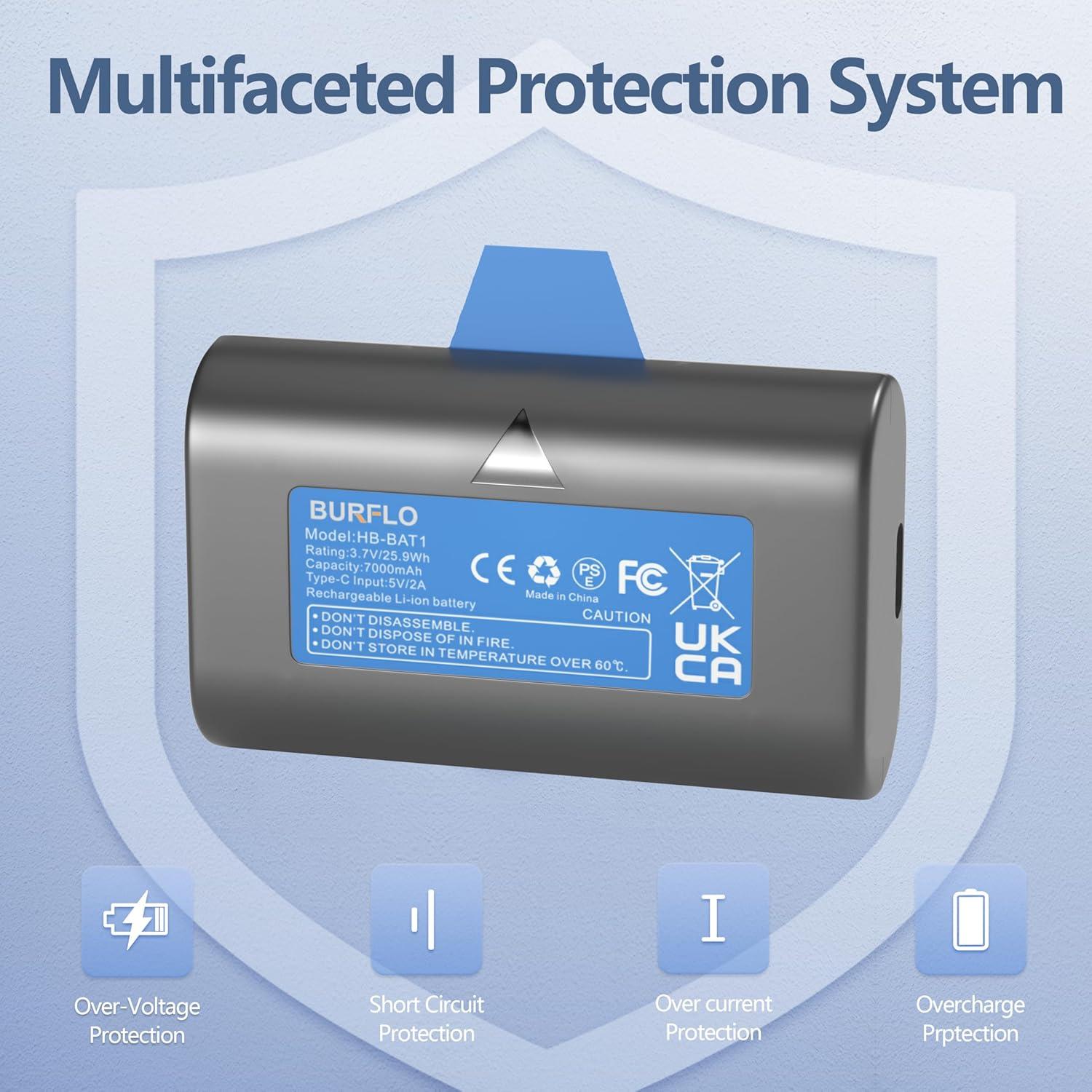 Batería Recargable Burflo 7000mAh para Cámaras SimpliSafe