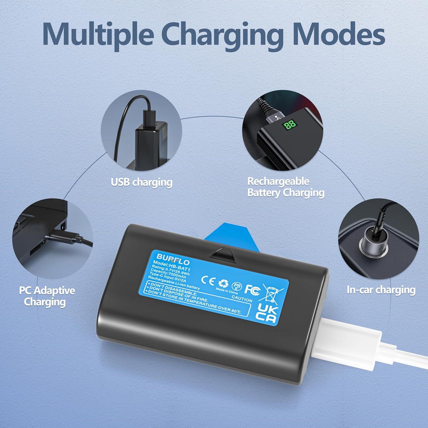 Batería Recargable Burflo 7000mAh para Cámaras SimpliSafe