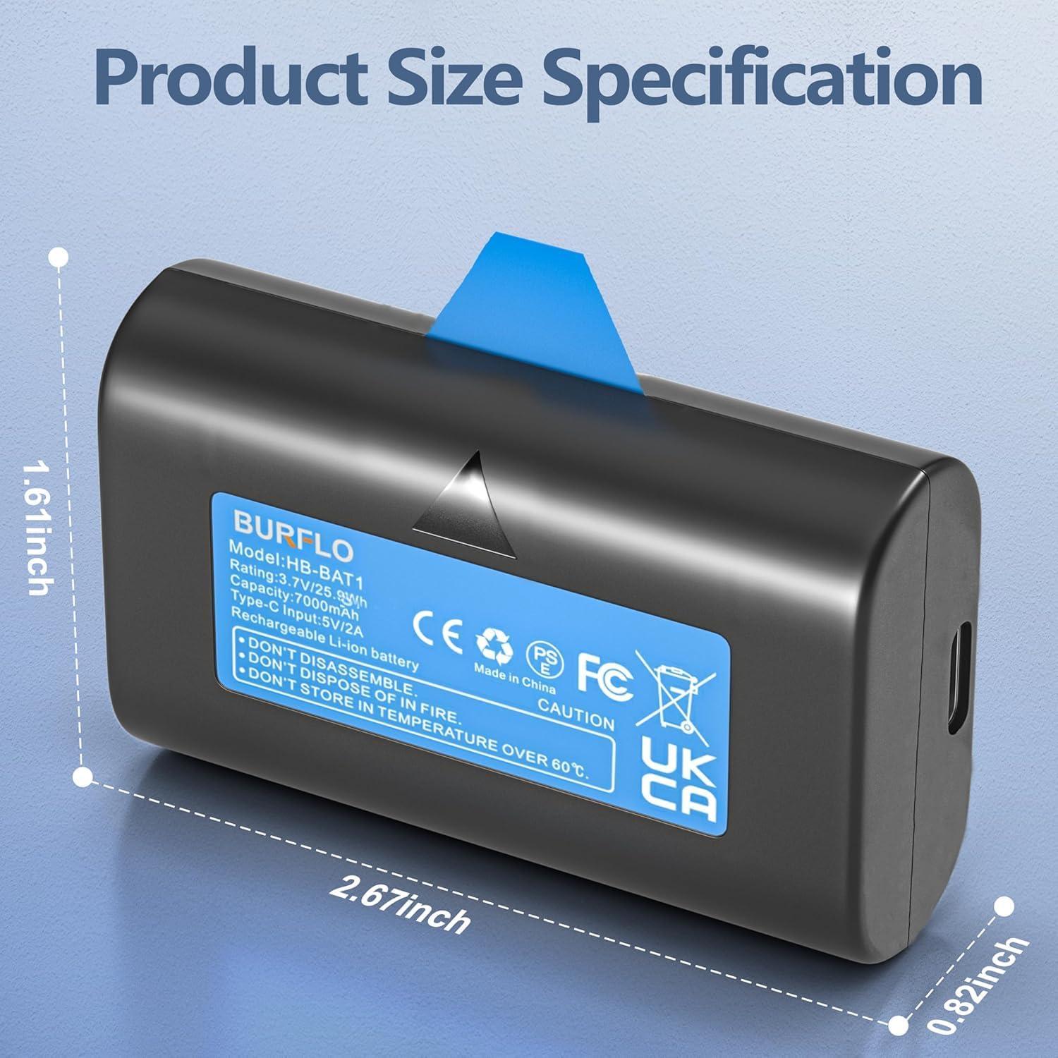 Batería Recargable Burflo 7000mAh para Cámaras SimpliSafe