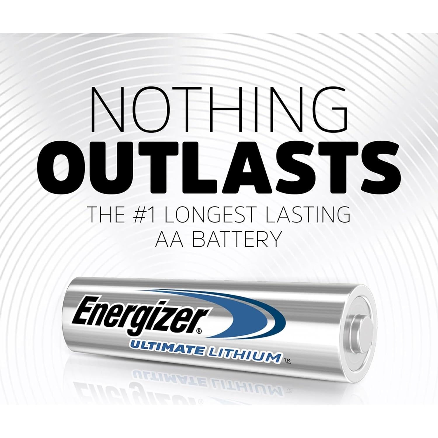 Baterías de Litio AA Energizer Ultimate - Paquete de 8