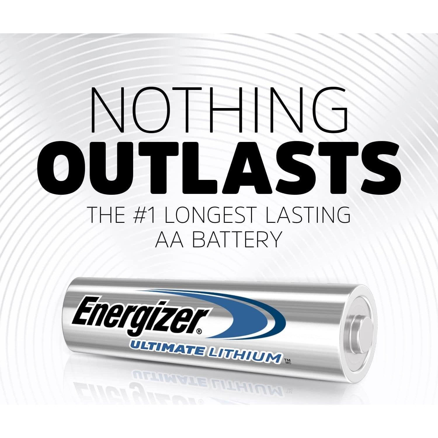 Baterías de Litio AA Energizer Ultimate - Paquete de 8