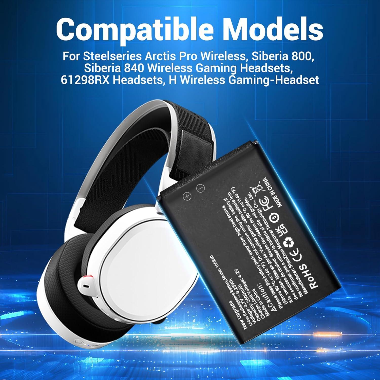 Batería de Reemplazo Steelseries Arctis Pro Wireless 2500mAh