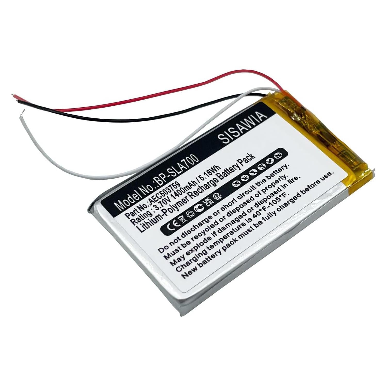 Batería de Reemplazo Steelseries Arctis 1 3 7 7P 1400mAh