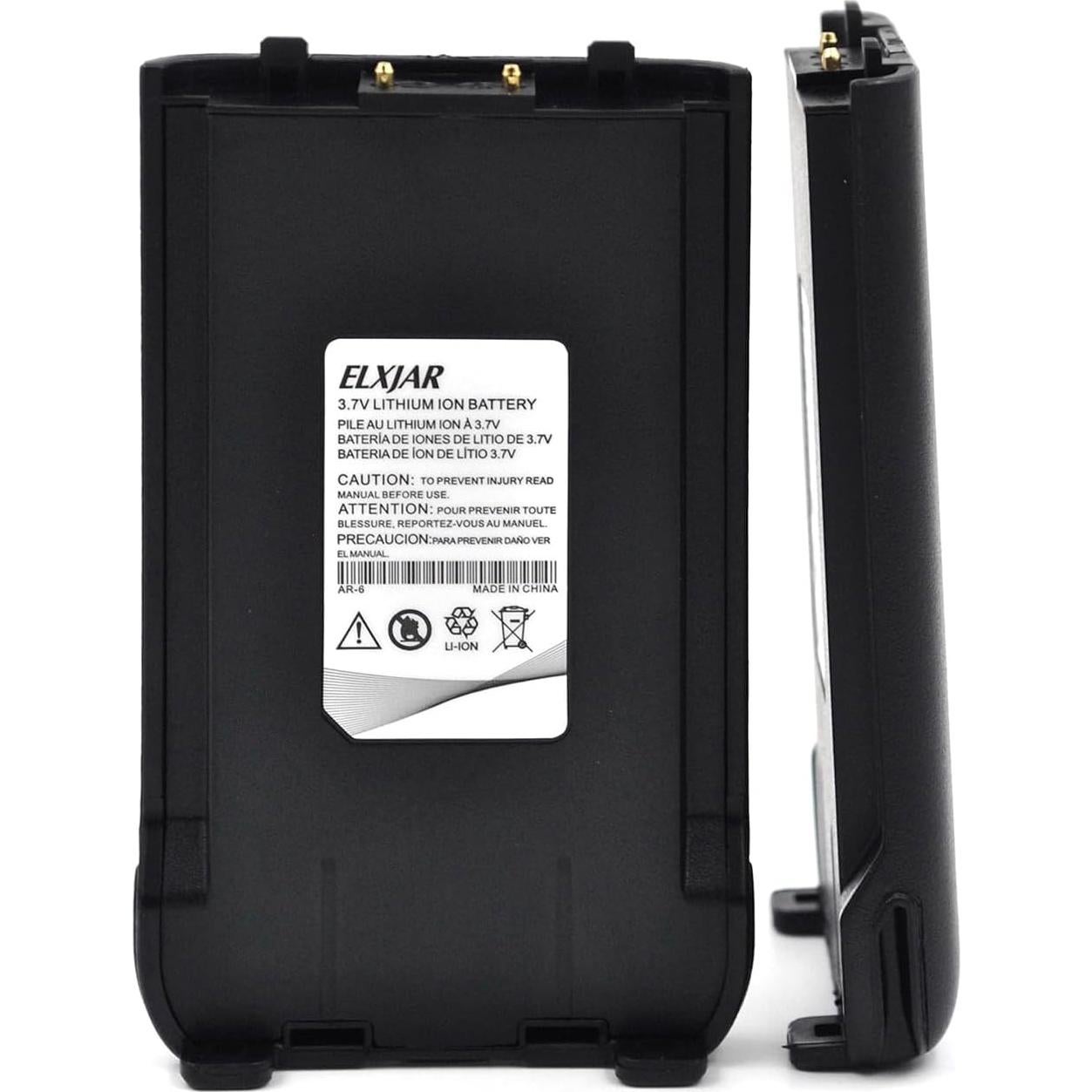 Batería recargable Li-ion 3.7V 1500mAh Arcshell AR-6 Nueva