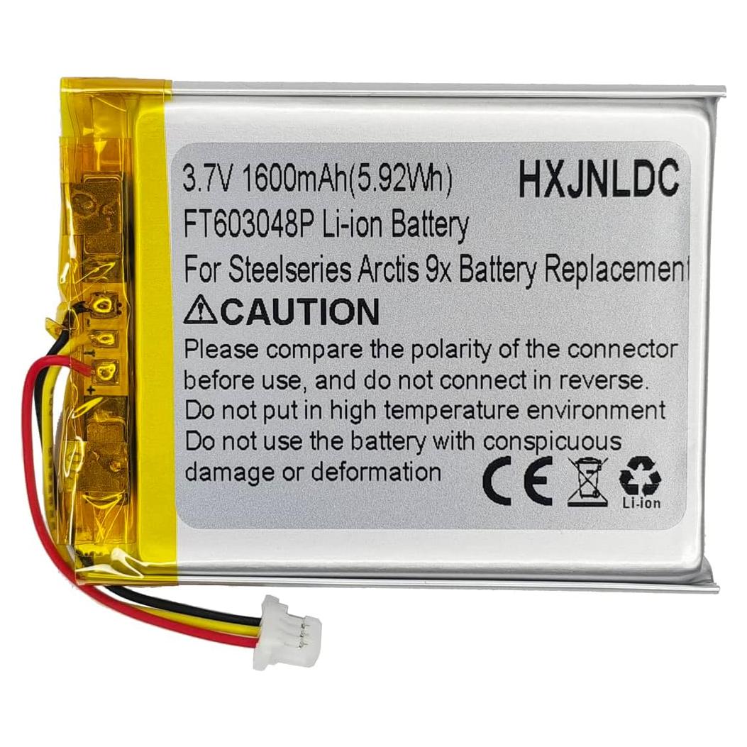 Batería de polímero de litio recargable HXJN FT603048P 3.7V 1600mAh