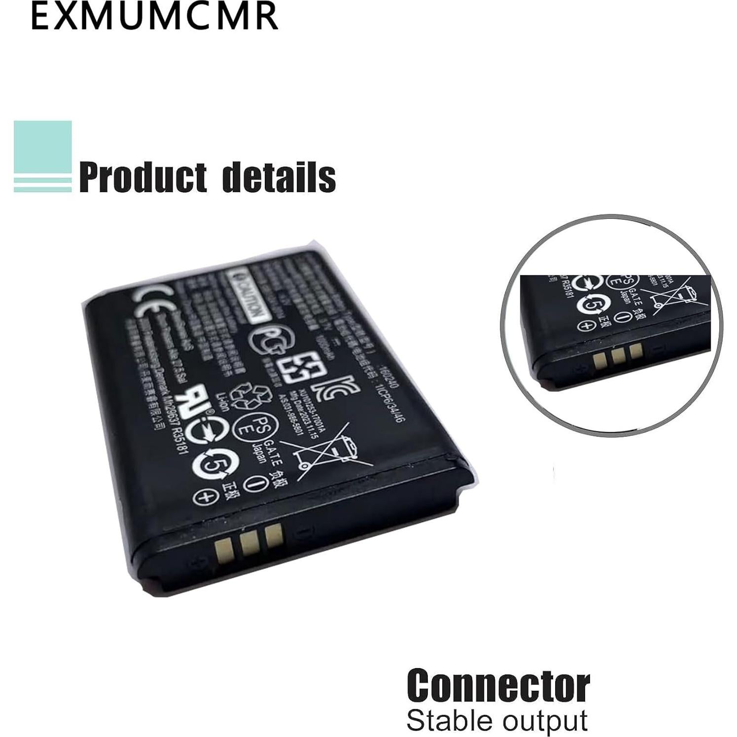 Batería de Reemplazo 160240 para Auriculares SteelSeries Arctis Pro 1000mAh 3.7V