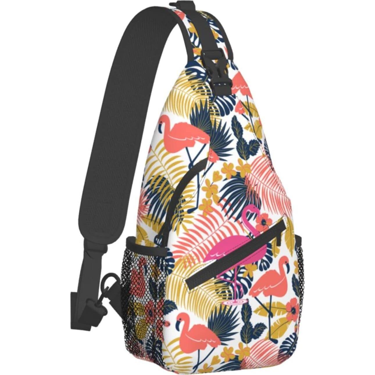 Bolsa Cruzada Tropical de Poliester 15L Ajustable