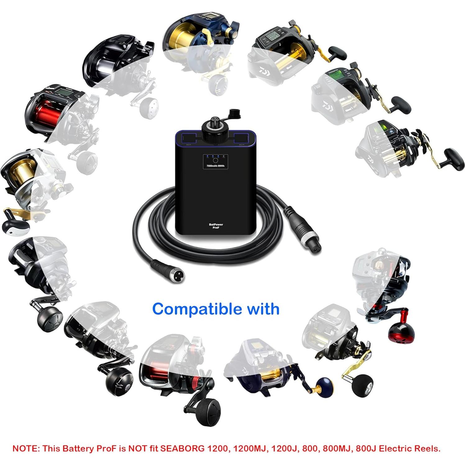 Batería Eléctrica BatPower ProF 7800mAh para Carretes Daiwa y Shimano